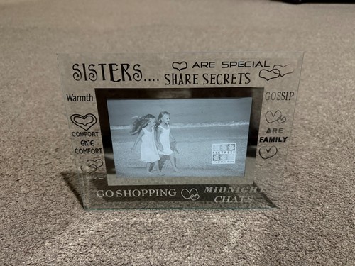 Sixtrees glass photo frame 6x4 - glass,