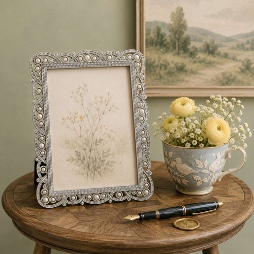 Ornate vintage silver and - ornate,