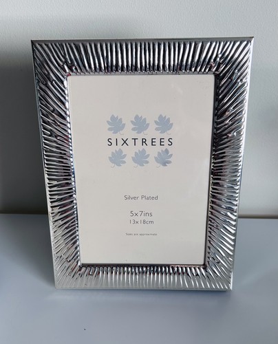 Six trees silver tone photo - six,