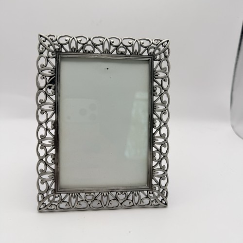 Sixtrees pewter tone filigree - pewter-tone,